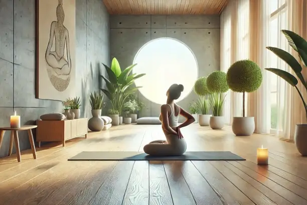 thumbnail image 2 of MAYA LUMBINI Eco Meditation Mat - Prevents Leg & Back Pain 2 of 12
