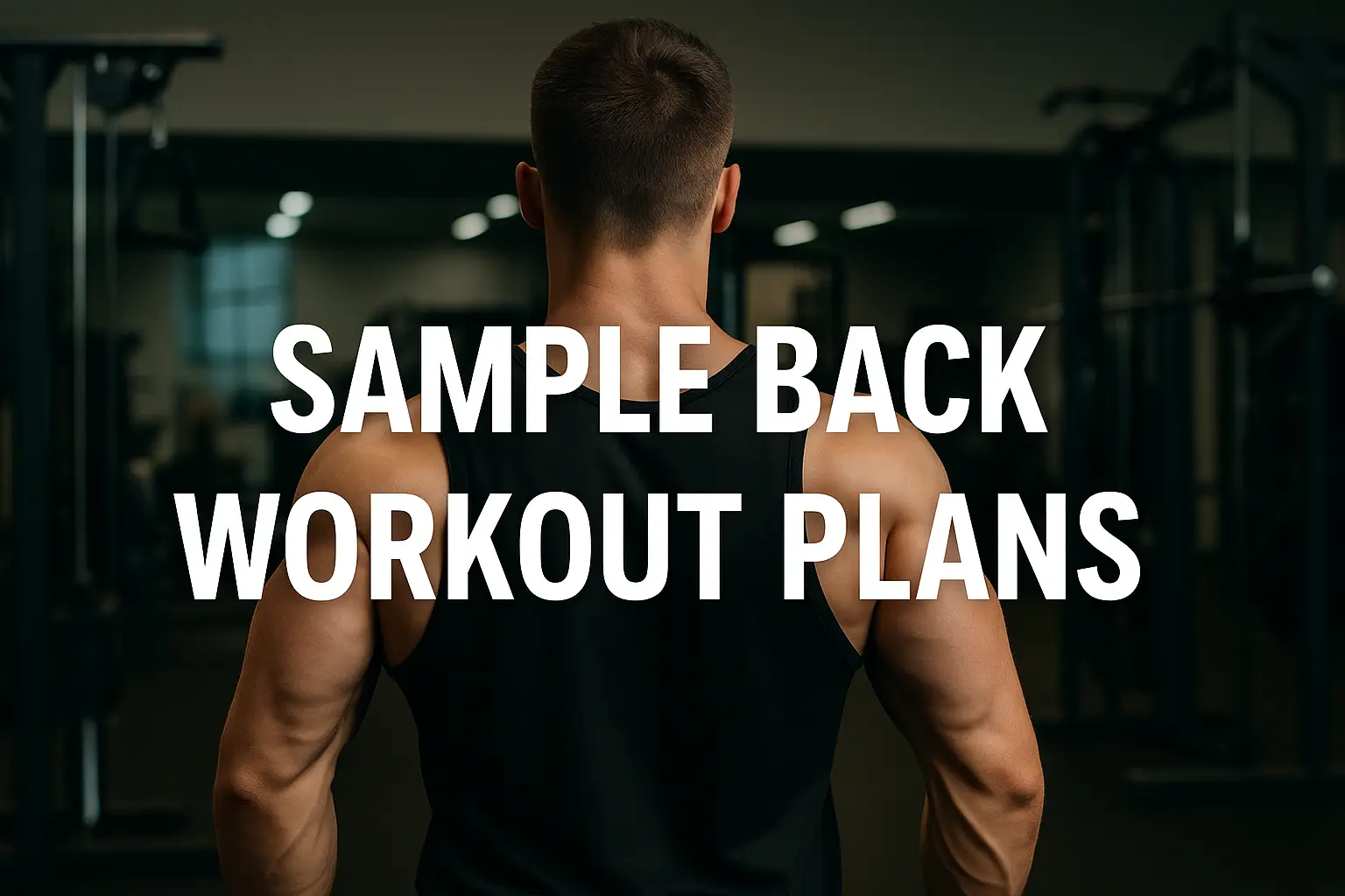 Sample Back Day Routine