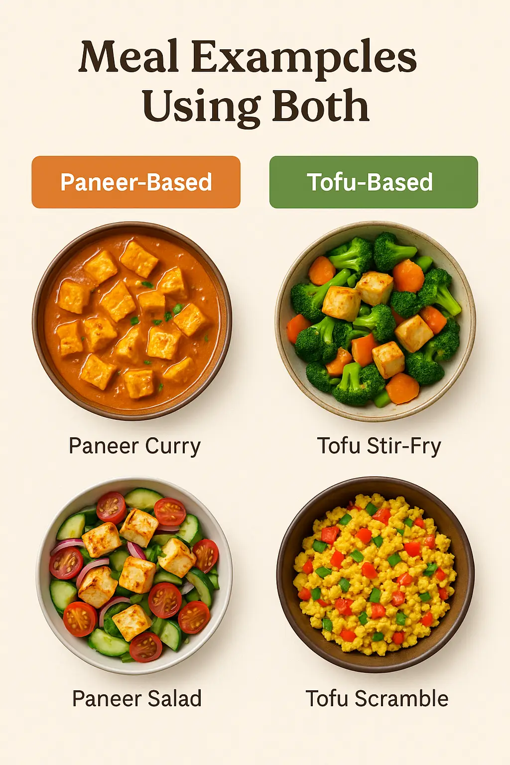 Meals Examples Using Both