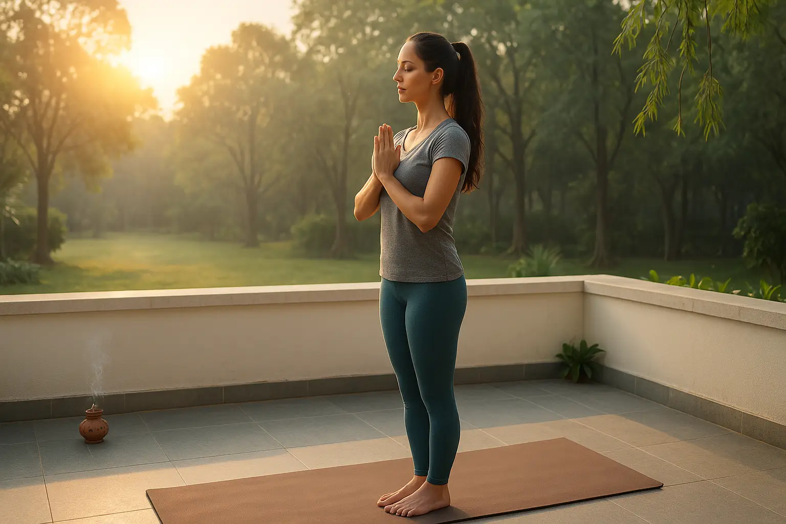 Ideal Environment for Practicing Surya Namaskar