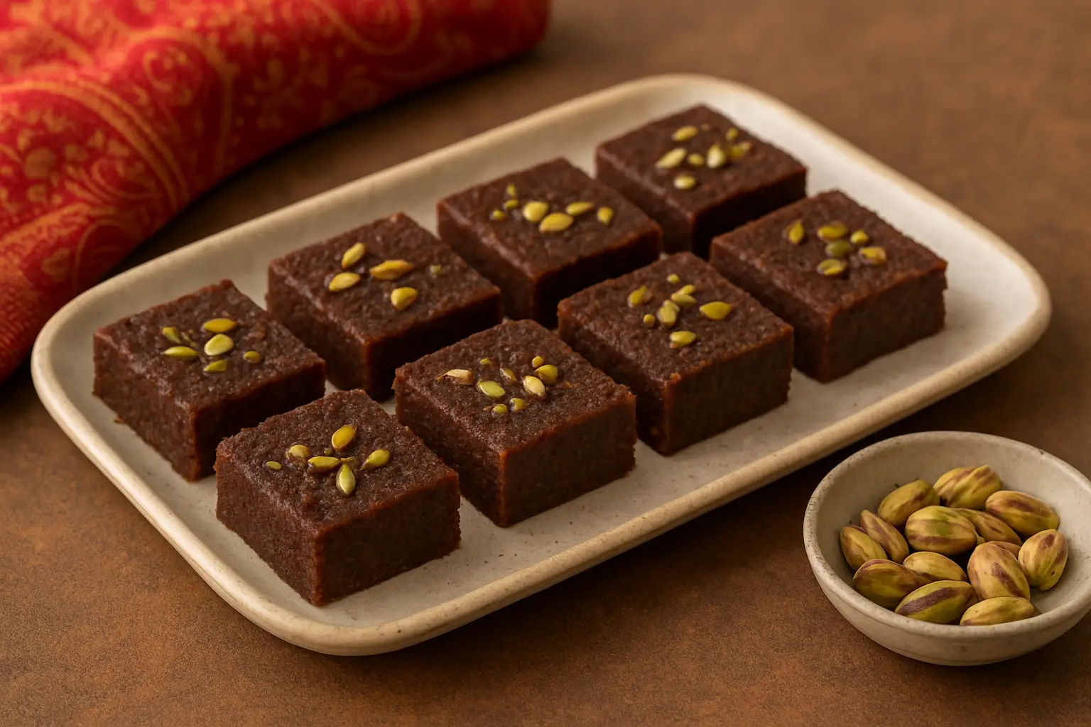 Ragi Chocolate Barfi