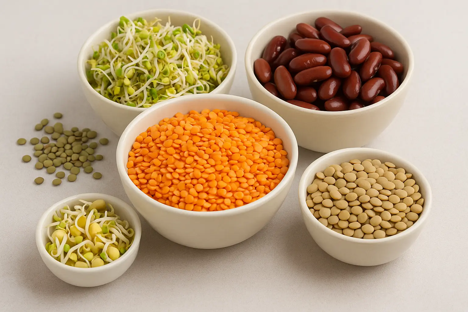 Lentils, Beans & Sprouts – Plant Protein + Iron