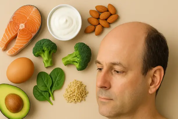 Best Foods to Regrow Hair Naturally for Half-Bald People